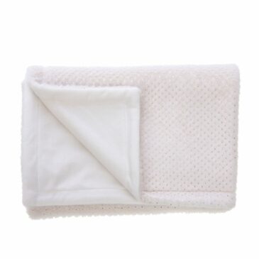 Plaid pour enfant Crème & Or 100x75cm - Amadeus