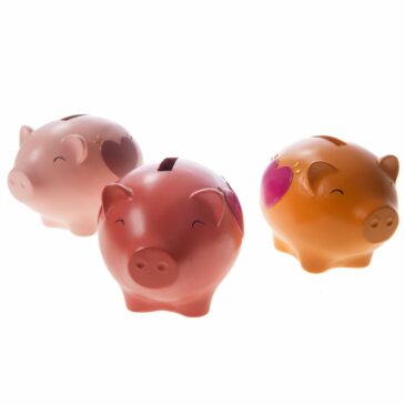 Tirelire Cochon rose foncé - Amadeus