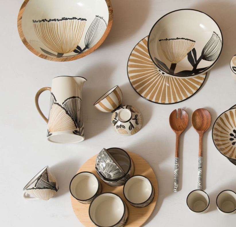 Couverts à salade en manguier Eva - Amadeus – Image 3