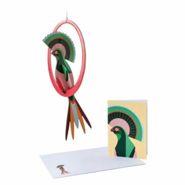 Carte Pop Out Oiseau Gili 3D à assembler - Studio Roof