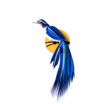 Oiseau Paradise Flores en 3D à assembler - Studio Roof