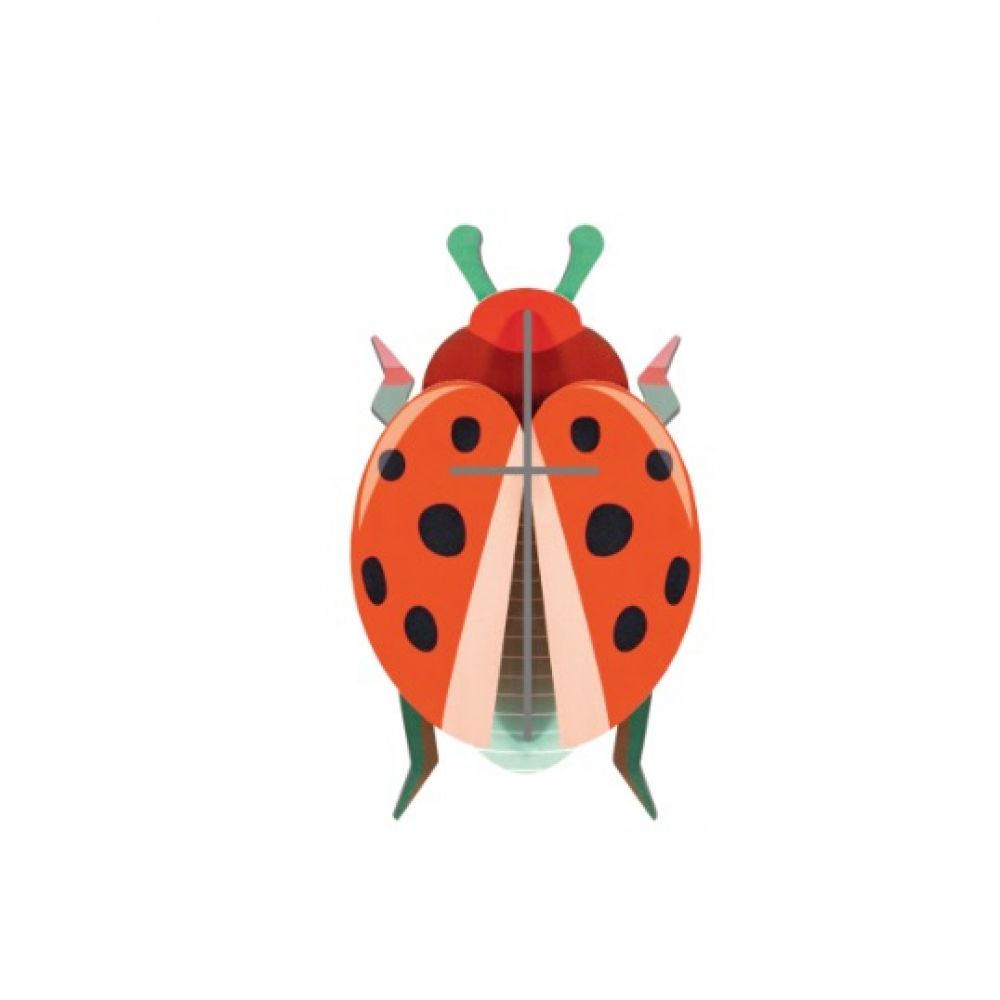 Coccinelle rouge en 3D à assembler - Studio Roof