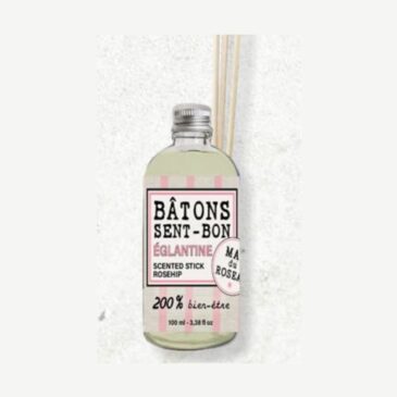 Diffuseur batonnets 100ml / Eglantine - Le Mas Du Roseau