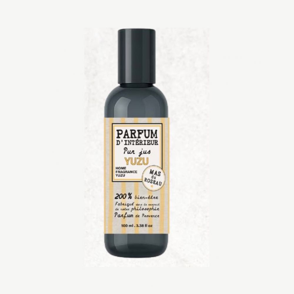 Parfum d’intérieur en spray 100 ml / Yuzu – Le Mas du Roseau