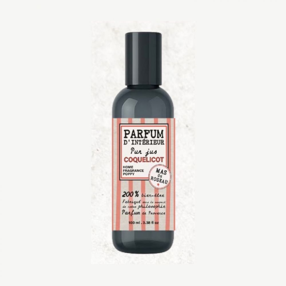 Parfum d'intérieur en spray 100 ml / Coquelicot - Le Mas du Roseau