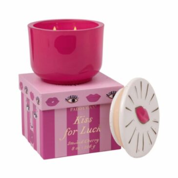 Bougie parfumée en verre Rose 226g / Cerise fumée - Paddywax