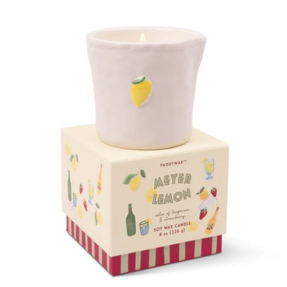 Bougie parfumée en céramique/ Citron – Paddywax
