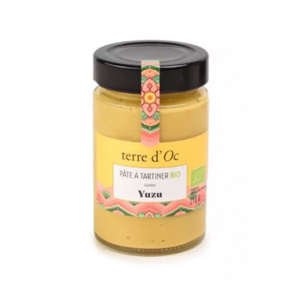 Pâte à tartiner bio au Yuzu 215g - Terre d'Oc