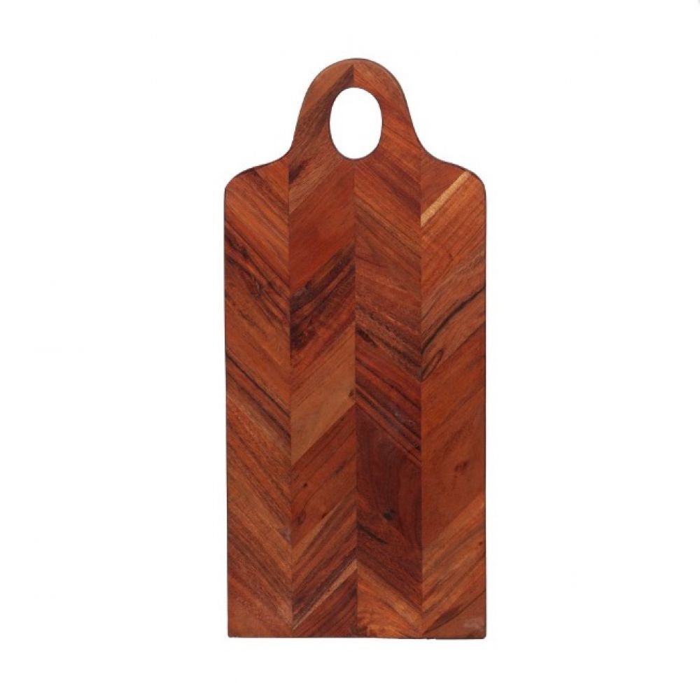 Planche à découper chevrons en acacia M 45x20cm- Table Passion