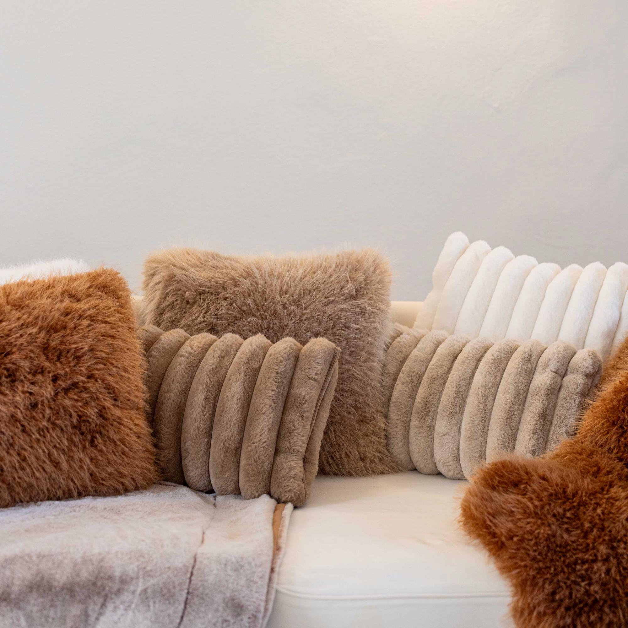 Coussin Bétanie Muscade 45x45cm - Maison Vivaraise – Image 2