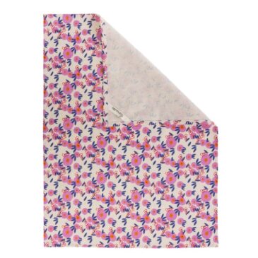 Torchon Jardin vintage / Rose - Tranquillo