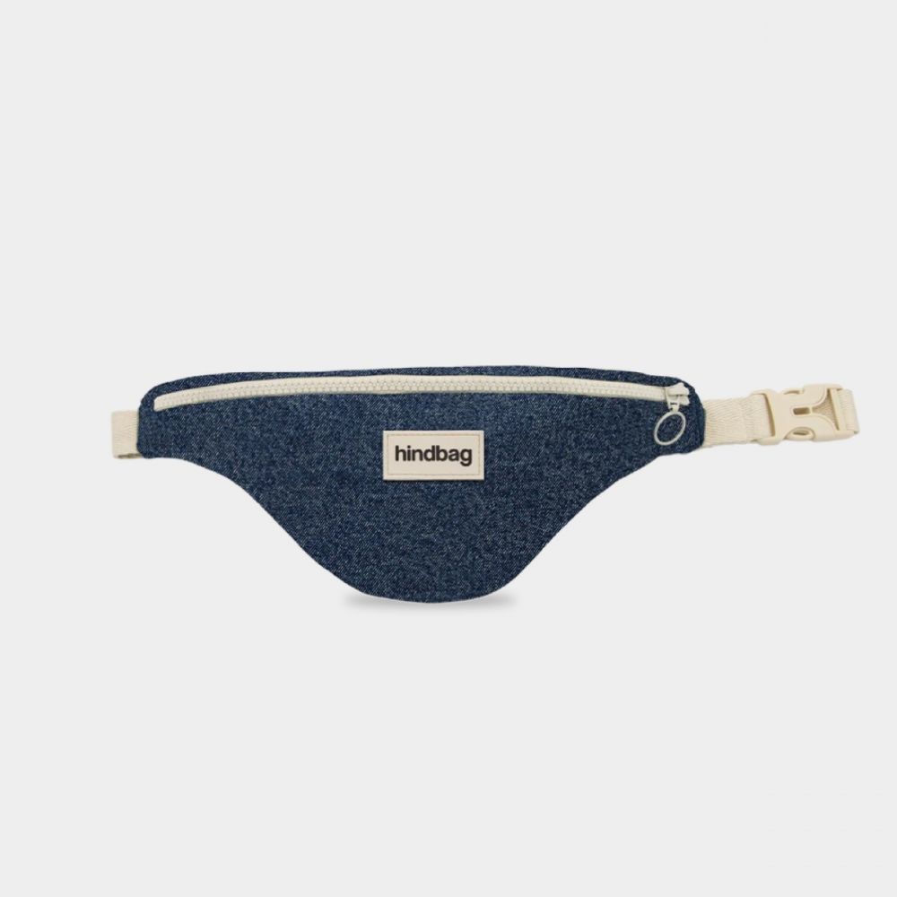 Sac banane enfant Augustin /  Denim Bleu Foncé- Hindbag