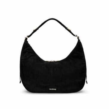 Sac à main Bianca velours noir - Hindbag