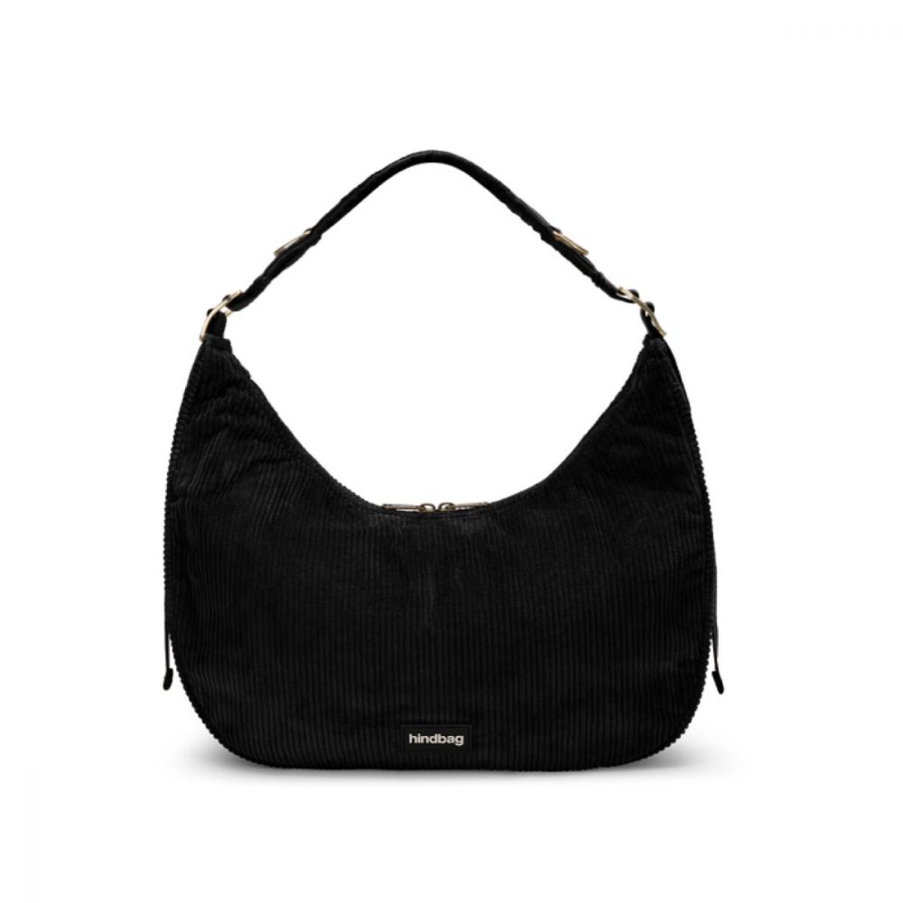 Sac à main Bianca velours noir - Hindbag