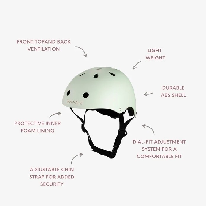 Casque Enfant 50-54cm (2 à 8-10 ans) / Menthe - Banwood – Image 3